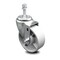 Service Caster Semi Steel Swivel Threaded Stem Caster w/Roller Bearing - 4" Wheel & 3/8" Stem SCC-TS20S415-SSR-381615 - alternate 1